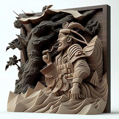 3D model Ibaraki in Japan (STL)